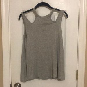 Gray H.I.P Tank Top with Cut Outs. Size M